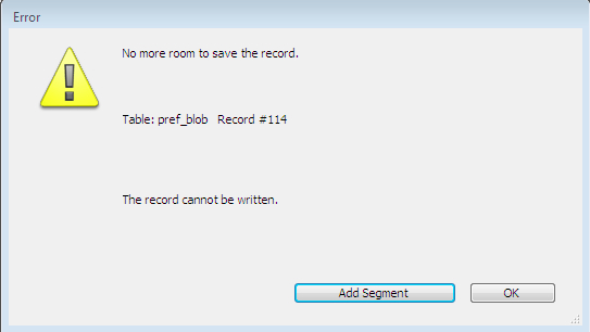 Errror starting on Vista without admin rights
